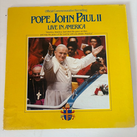 Pope John Paul II Live in America Vinyl Record - Picture 1 of 7